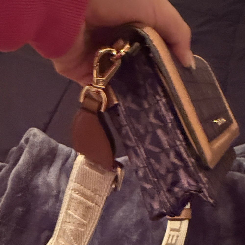 Michael Kors Signature Brown and Tan Crossbody Bag - Picture 7 of 8
